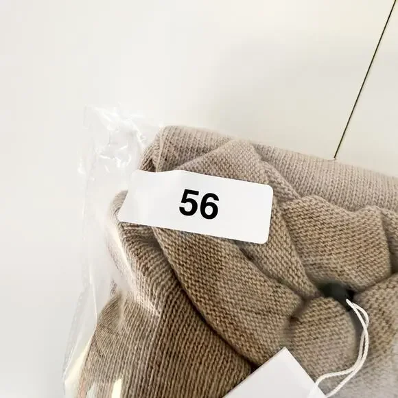 NWT Lovers + Friends Noah Mini Sweater Dress Turtleneck Taupe Beige - XS - Picture 9 of 9